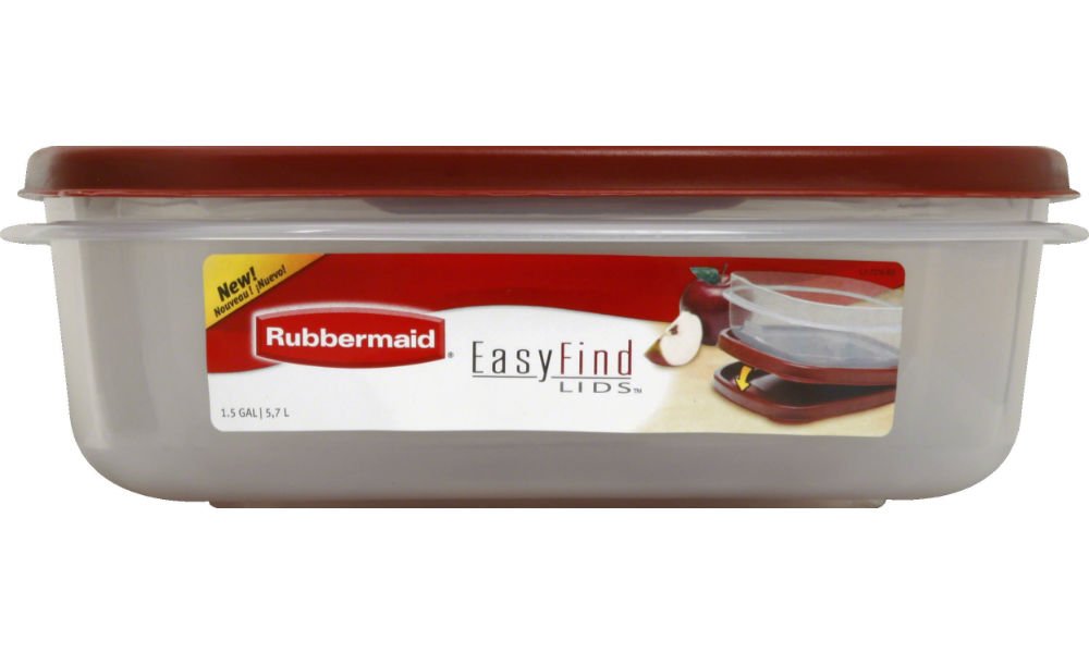 24 Cup Rectangle Food Storage Container with Easy Find Lid O855614