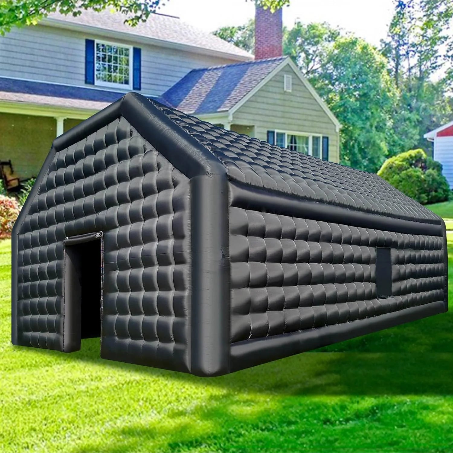 Large Black Inflatable Party Tent 30x20x13Ft Disco Cube Gazebo B450