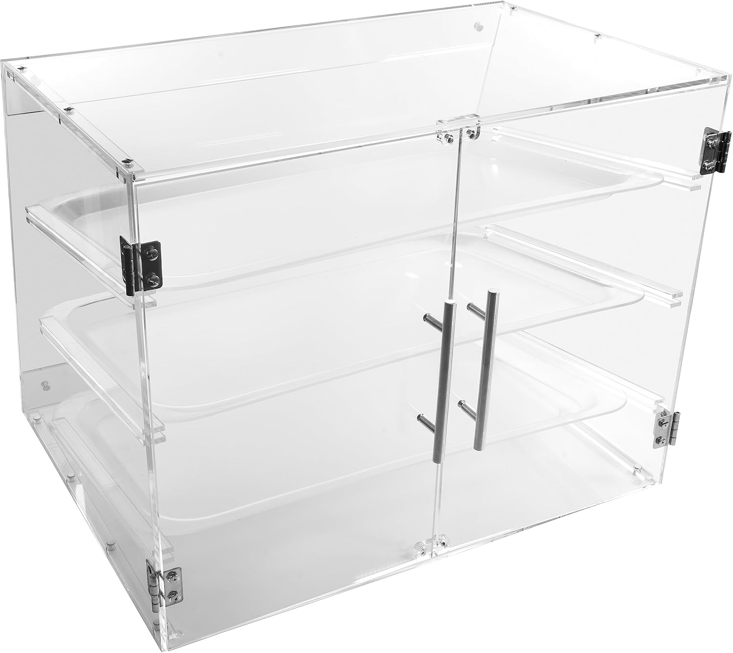 3-Tier Countertop Pastry Display Case with Rear Door L273228