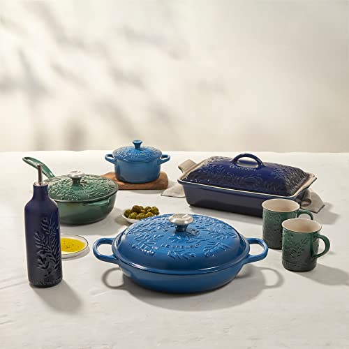 Enameled Cast Iron Braiser, 3.5 qt, Artichaut O150