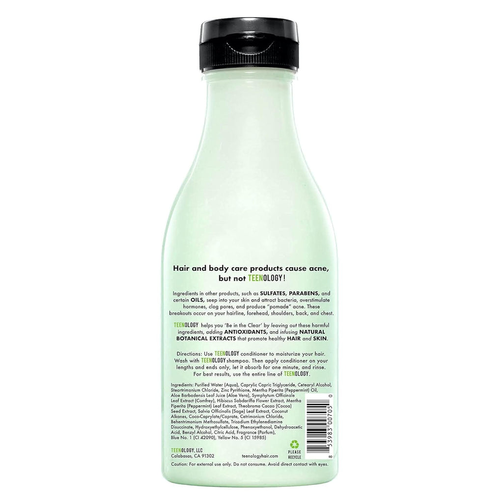Shampoo and Conditioner Bundle for Acne-Prone Skin, Sulfate-Free, Sweet Mint, 16 oz U29174