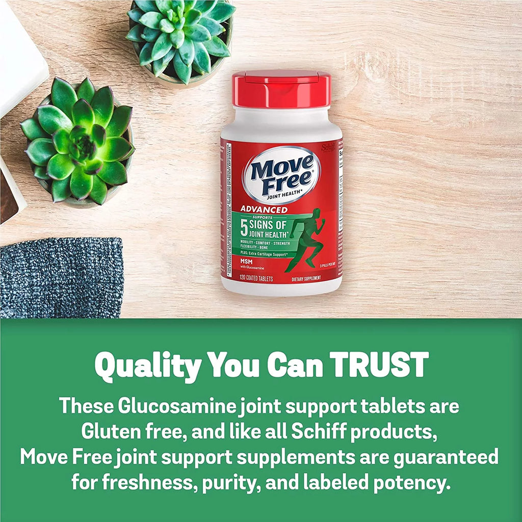 Glucosamine Chondroitin MSM Joint Support Supplement, Coated Tablets, 120 Count N10561