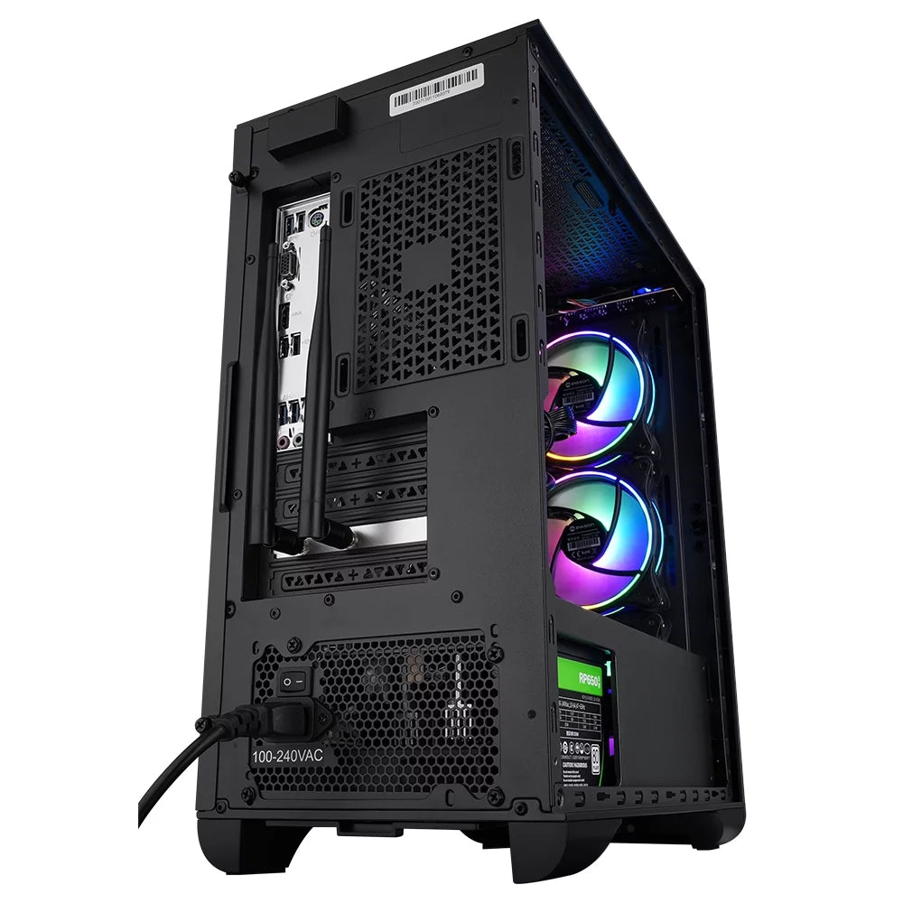 Gaming Desktop PC, AMD Ryzen 5 5600G, 1TB SSD, 16GB RAM P110