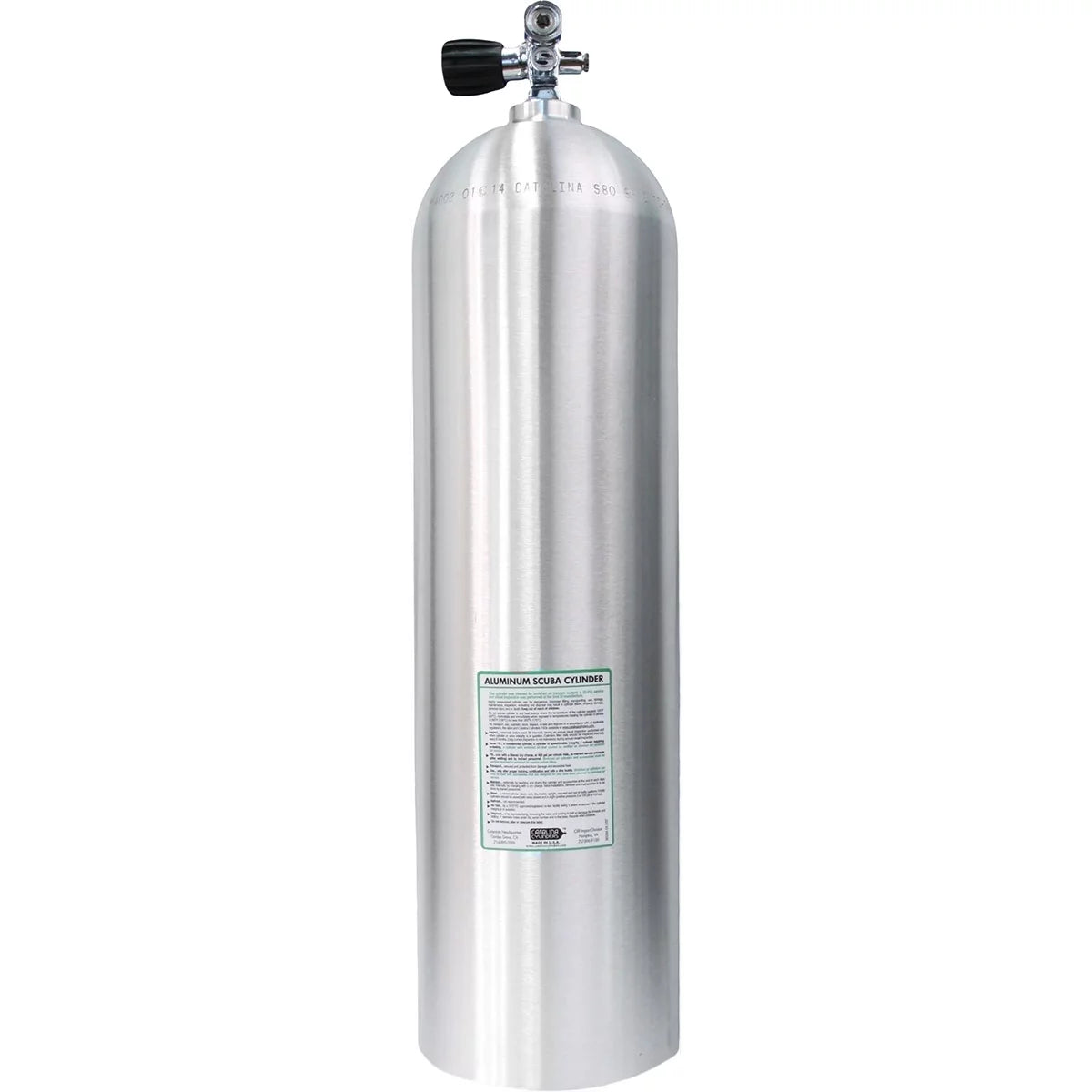 80 Cubic Foot Aluminum Tank with Pro Valve X1712
