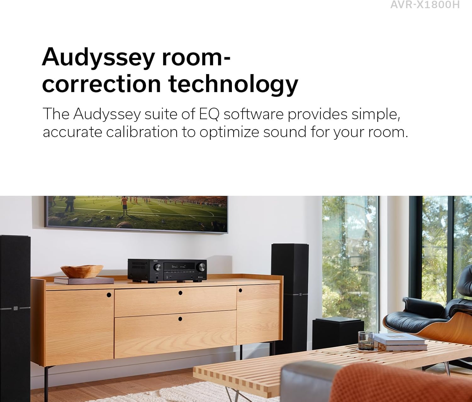 7.2 Channel AV Receiver with Wireless Streaming, WiFi, Bluetooth, and Dolby Vision Support K4079