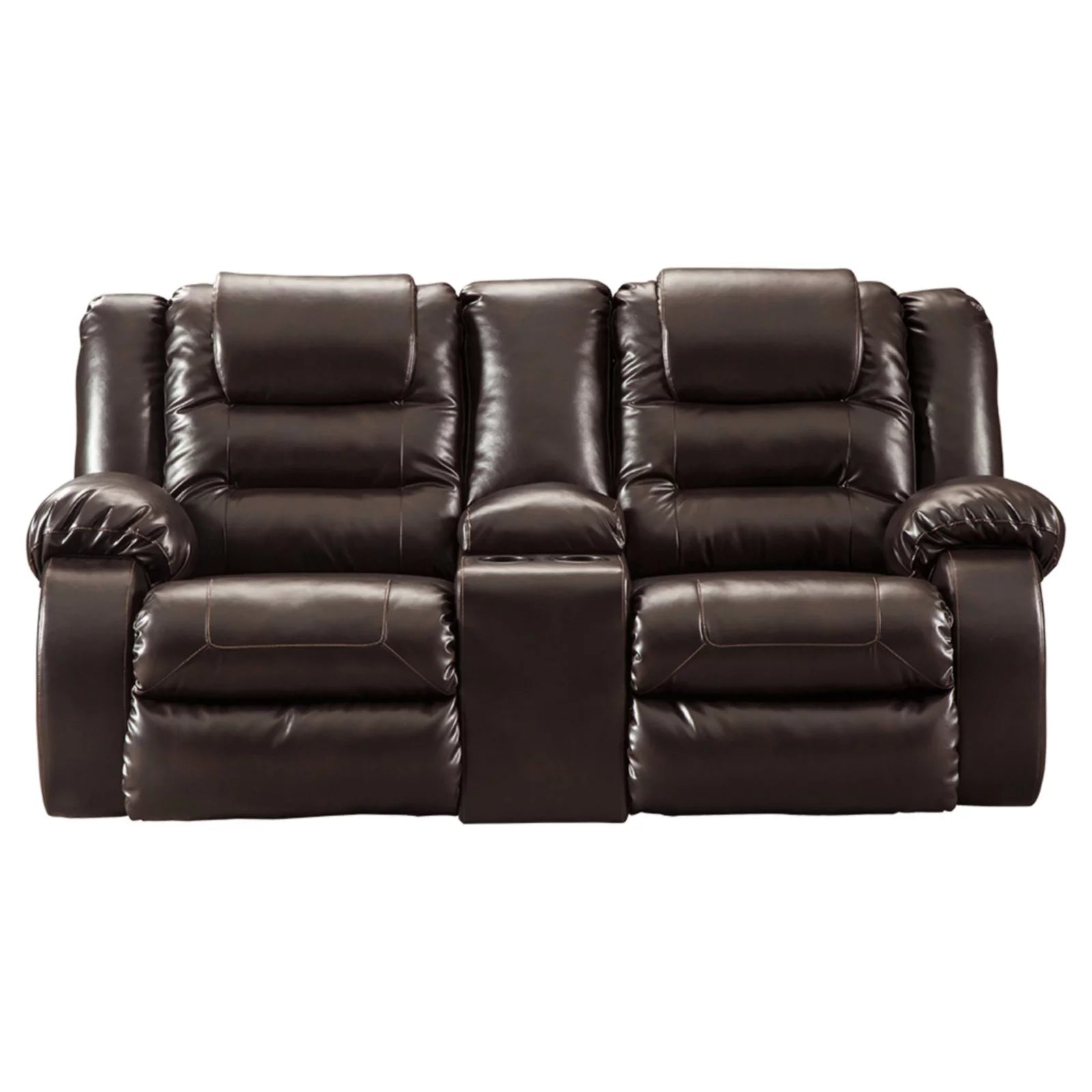 Reclining Loveseat with Console in Chocolate A984818