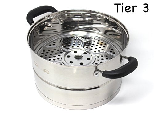 3 Tier Stainless Steel Steamer Set 32 cm M571