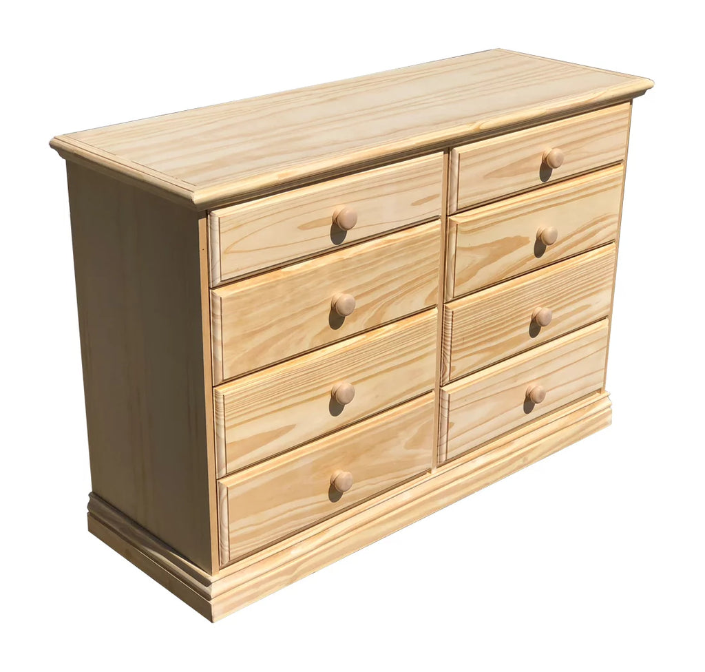 Unfinished Solid Pine Wood Chest of Drawers T438553