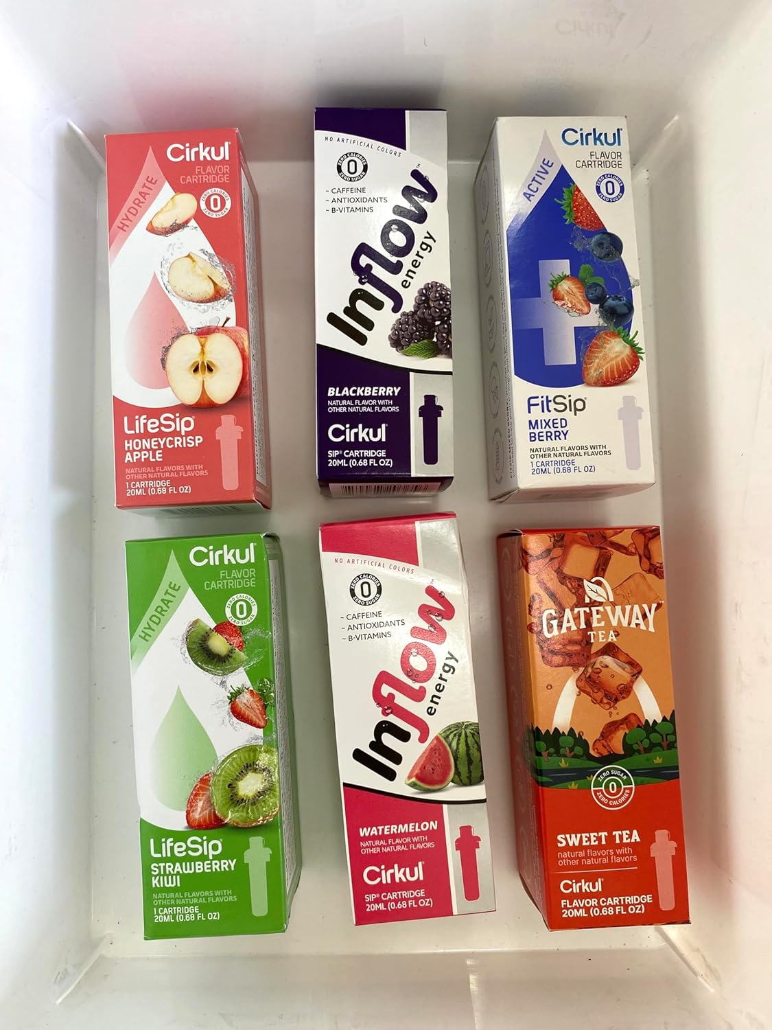 Variety Pack Flavored Drink Cartridges (6 Count) U19831