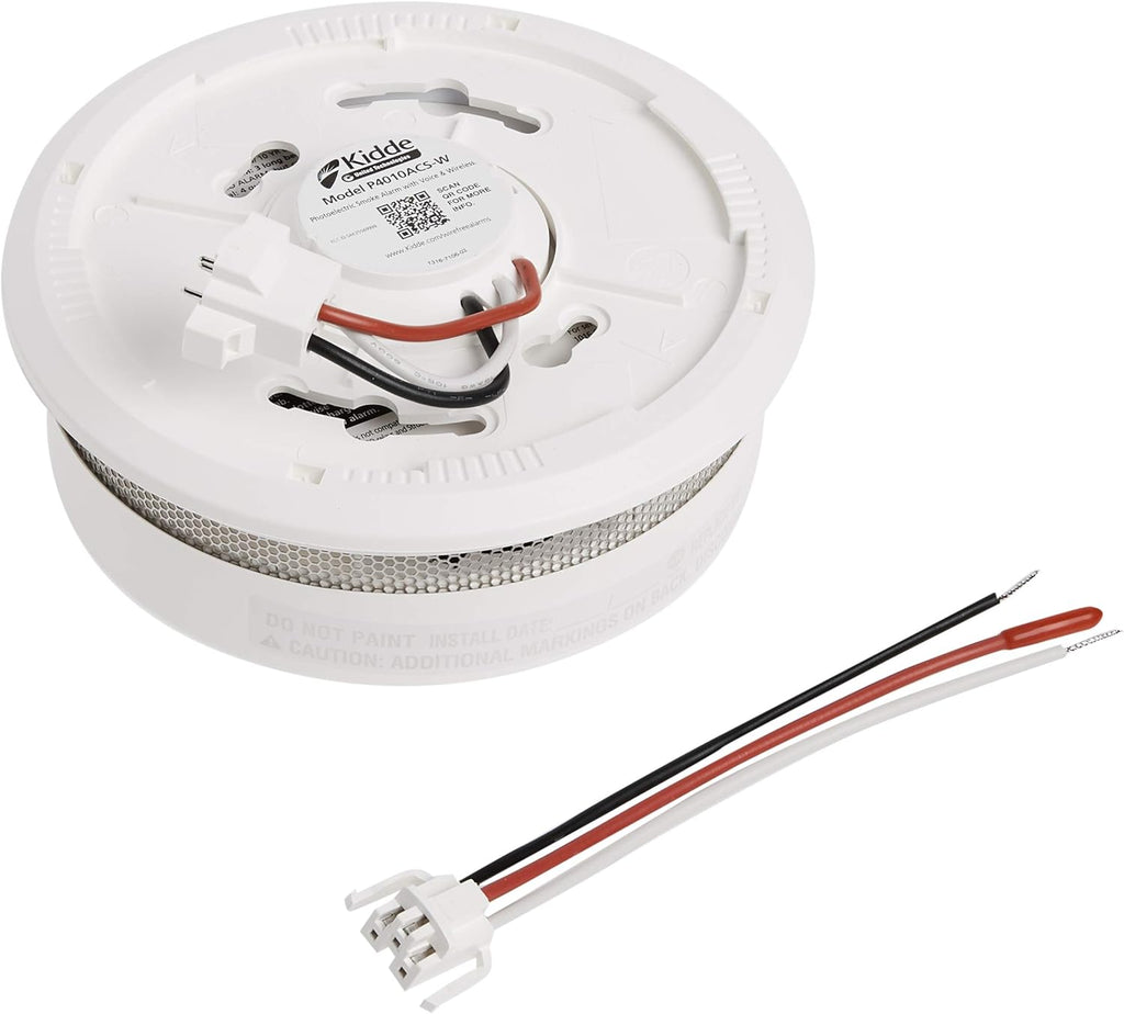 Wireless Smoke Detector with 10-Year Battery and Voice Alerts G987