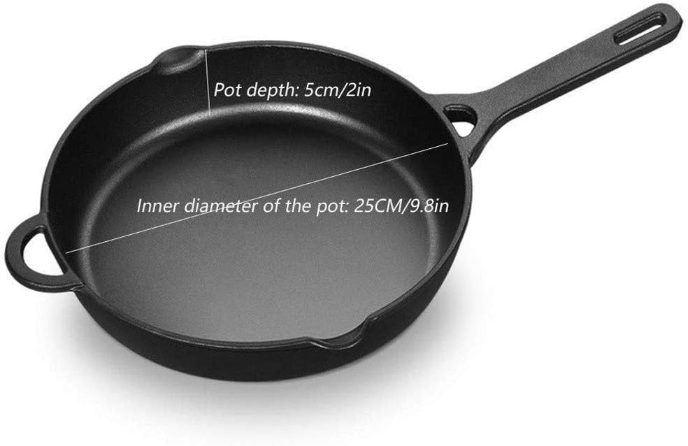 Cast Iron Skillet Pre-Seasoned for Non-Stick Cooking L8011
