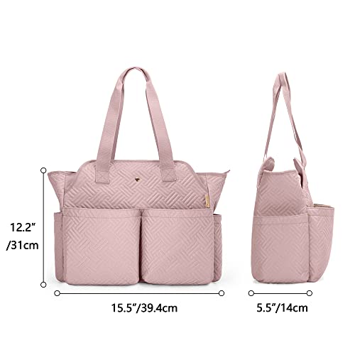 Nurse Bag with Laptop Compartment, Clinical Tote for Nursing Students or Doctors, Black G9403