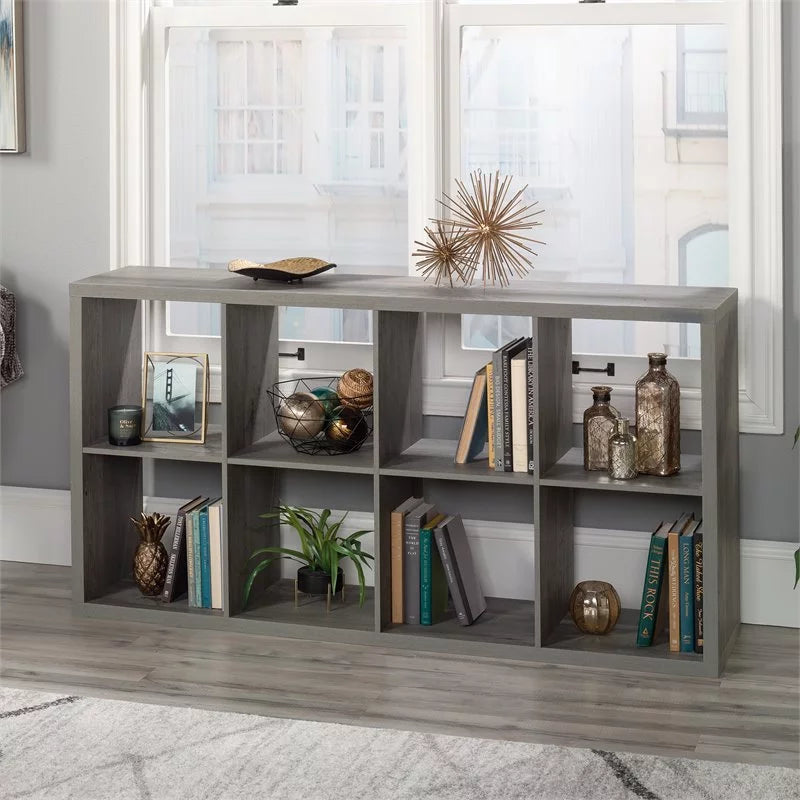 8-Cube Organizer Storage Bookshelf, Mystic Oak Finish B5957