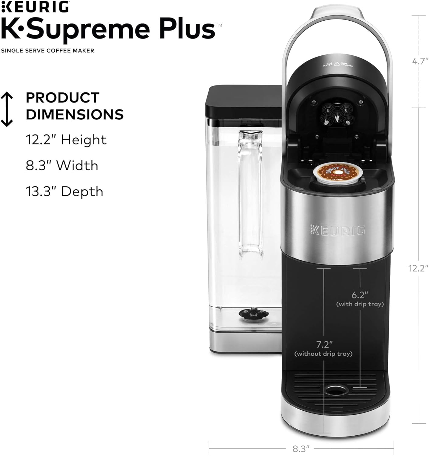 Stainless Steel Coffee Maker with 40 K-Cup Variety Pack A9756