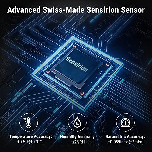 Home Weather Station Wireless Indoor Outdoor Thermometer with Forecast L370800