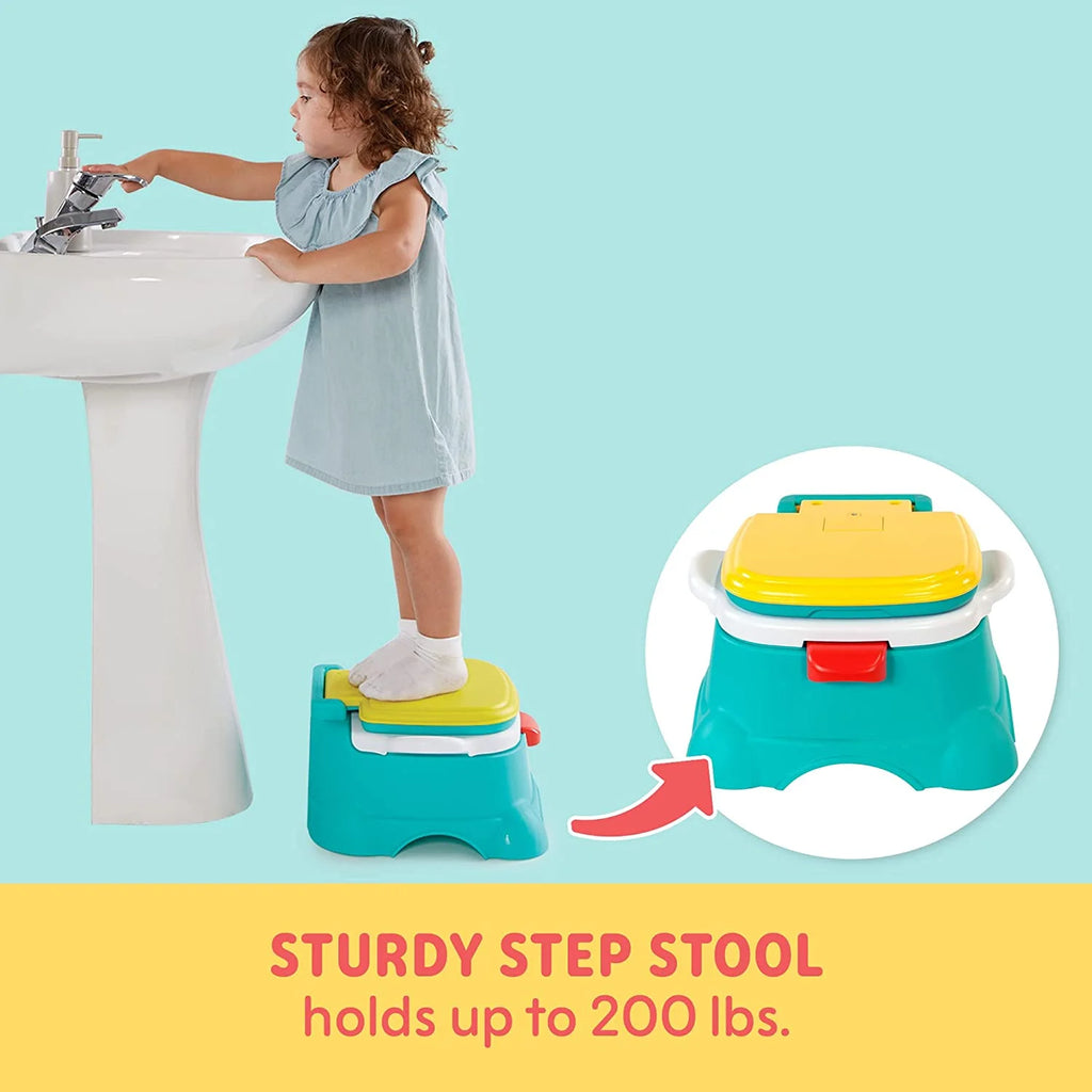 3-in-1 Potty Chair, Toilet Trainer, and Step Stool - Blue C2153