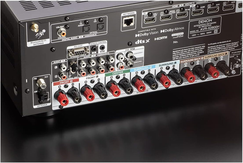 7.2 Channel 8K Home Theater Receiver with Bluetooth and Wi-Fi T870346