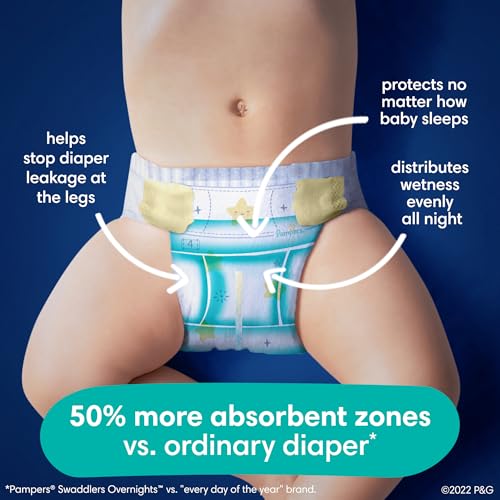 Overnight Diapers Size 5, 88 Count, Disposable Baby Diapers O317908