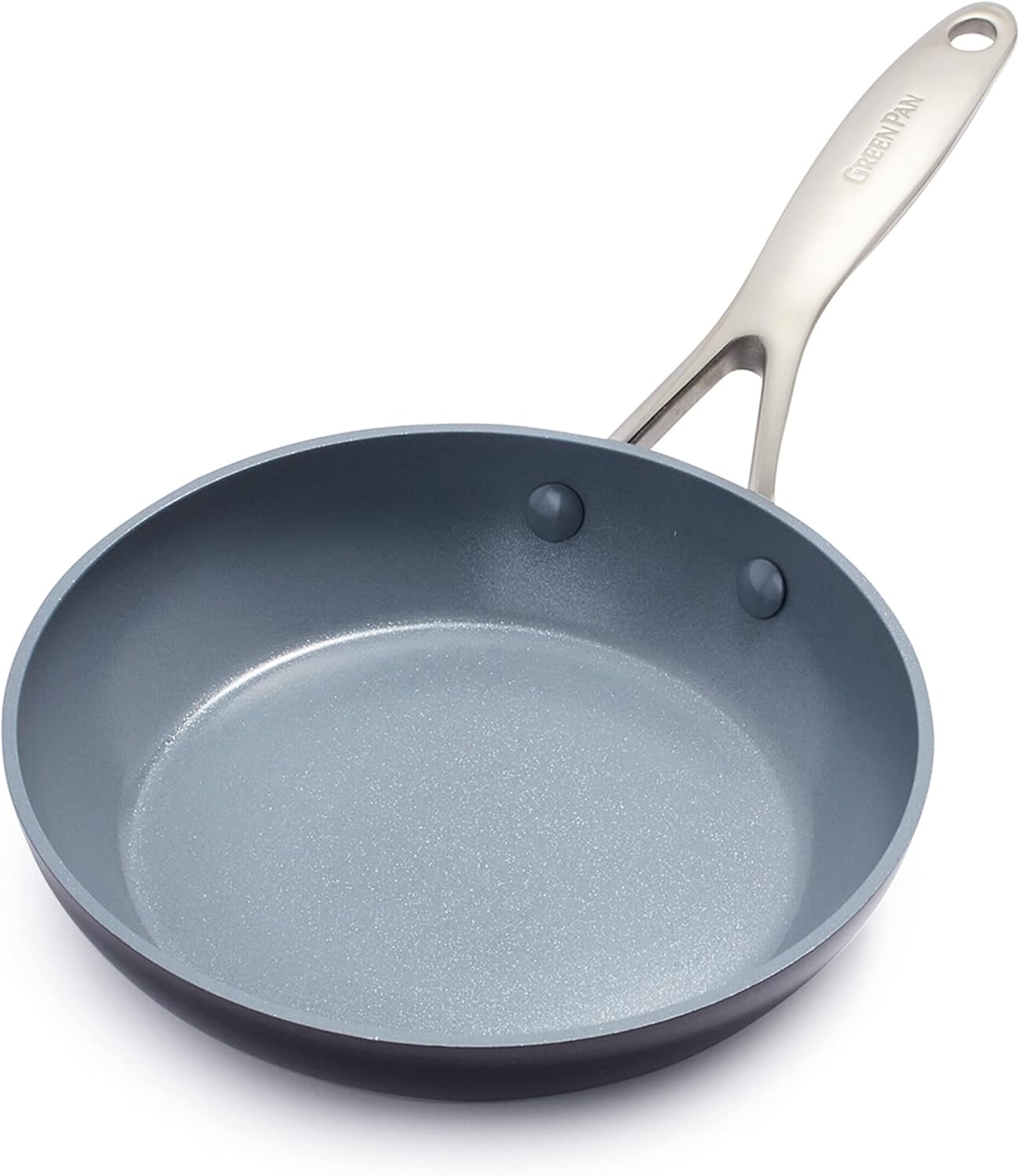 Healthy Ceramic Nonstick 8 Inch Frying Pan with Glass Lid K7795