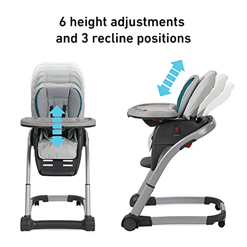 6 in 1 Convertible High Chair for Infant and Toddler, Travel Friendly H580