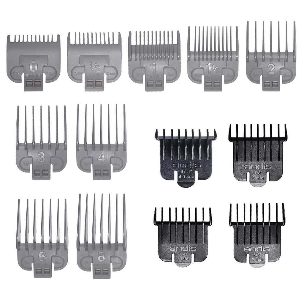 Barber Combo - High-Speed Adjustable Clipper & T-Blade Trimmer with Fine Teeth for Dry Shaving, Outlining and Fading U9813