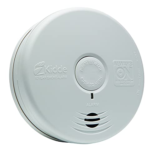 Smoke Detector, 10-Year Battery, Photoelectric Sensor X739094