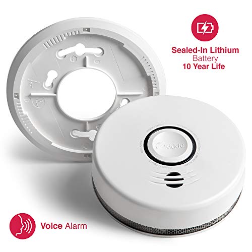 Smoke Detector with 10-Year Battery and Photoelectric Sensor G49259