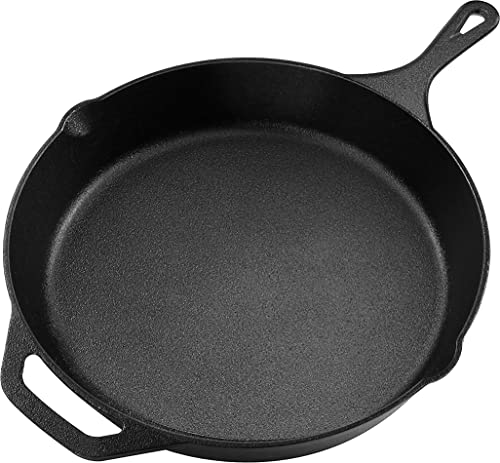 Cast Iron Skillet Frying Pan 10.25 Inch for Indoor and Outdoor Cooking P975827