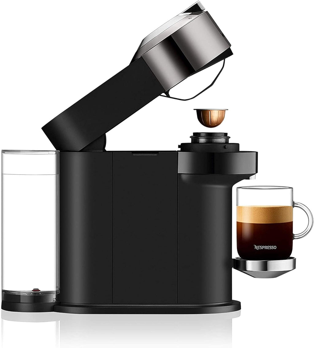 Chrome Espresso Machine with Milk Frother N138673