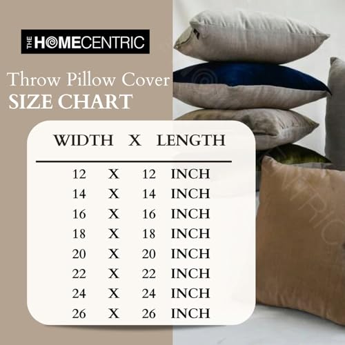 Decorative Throw Pillow Cover, 16x16 Inch, Set of 2, Jacquard Foil with Embroidery L6945