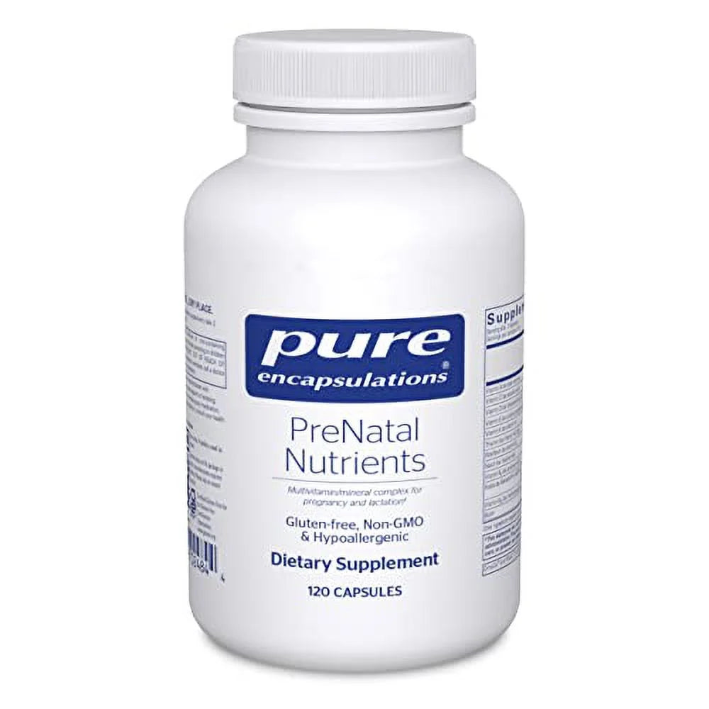 Prenatal Multivitamin Supplement for Pregnancy and Lactation, 120 Capsules D1289