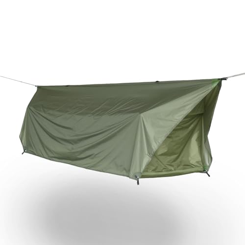 Lay Flat Hammock Tent with Mosquito Net, Insulated Pad and Rainfly D732