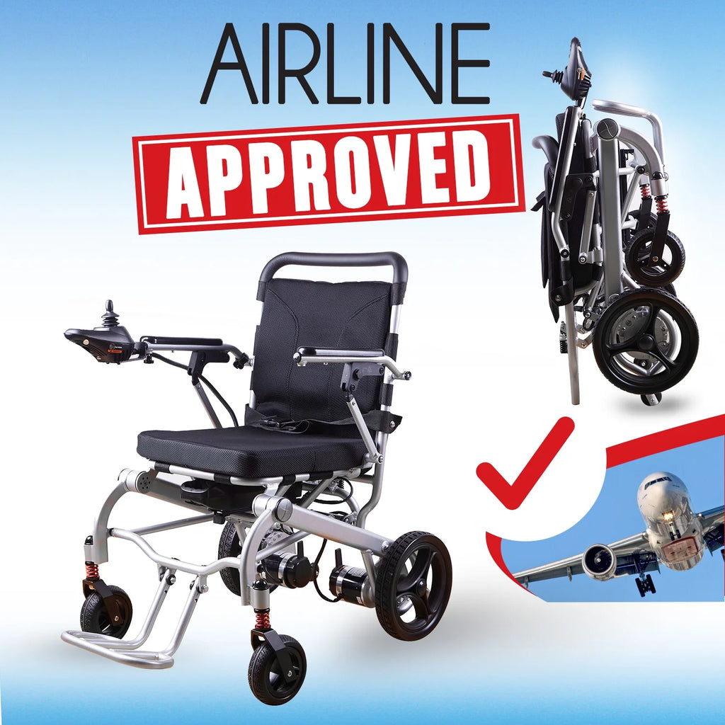 Foldable Electric Wheelchair with Detachable Battery R96361