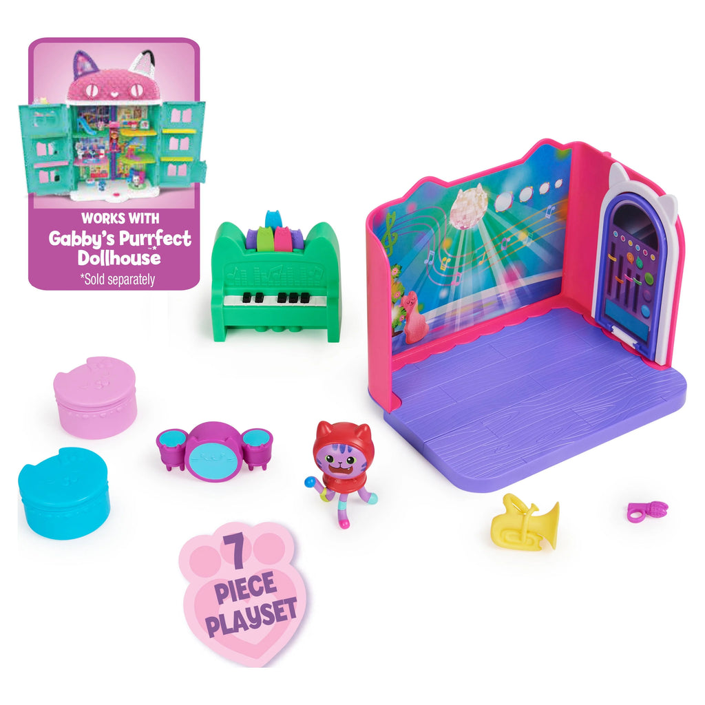 Groovy Music Room Playset with Catnip Figure X4786