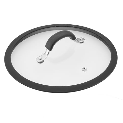 Hard Anodized Nonstick Saucier Pan with Lid, 4.5 Quart E831259