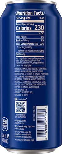 Cola, 13.65 Fl Oz Cans, Pack of 4 R2367