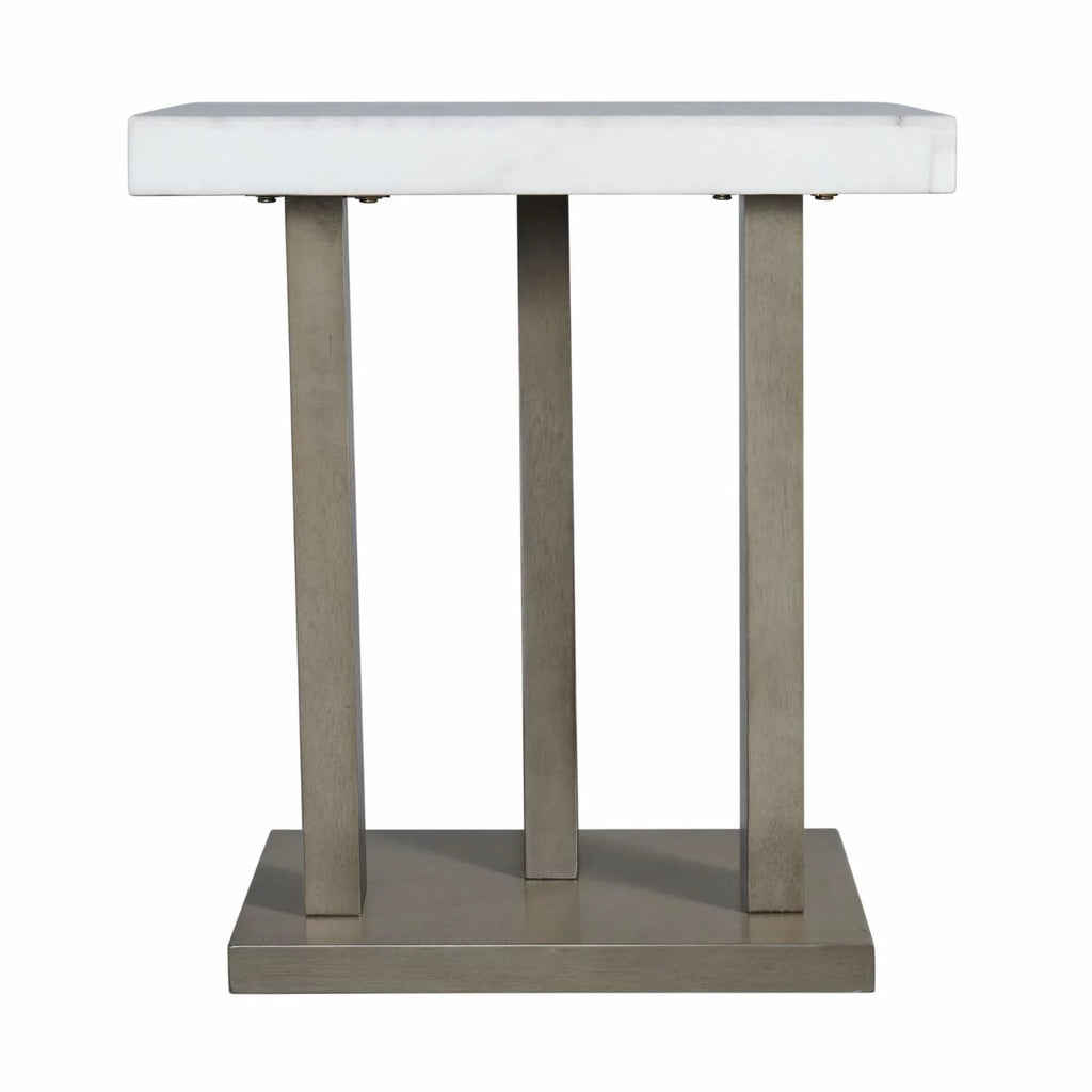 Square End Table in Gray D497