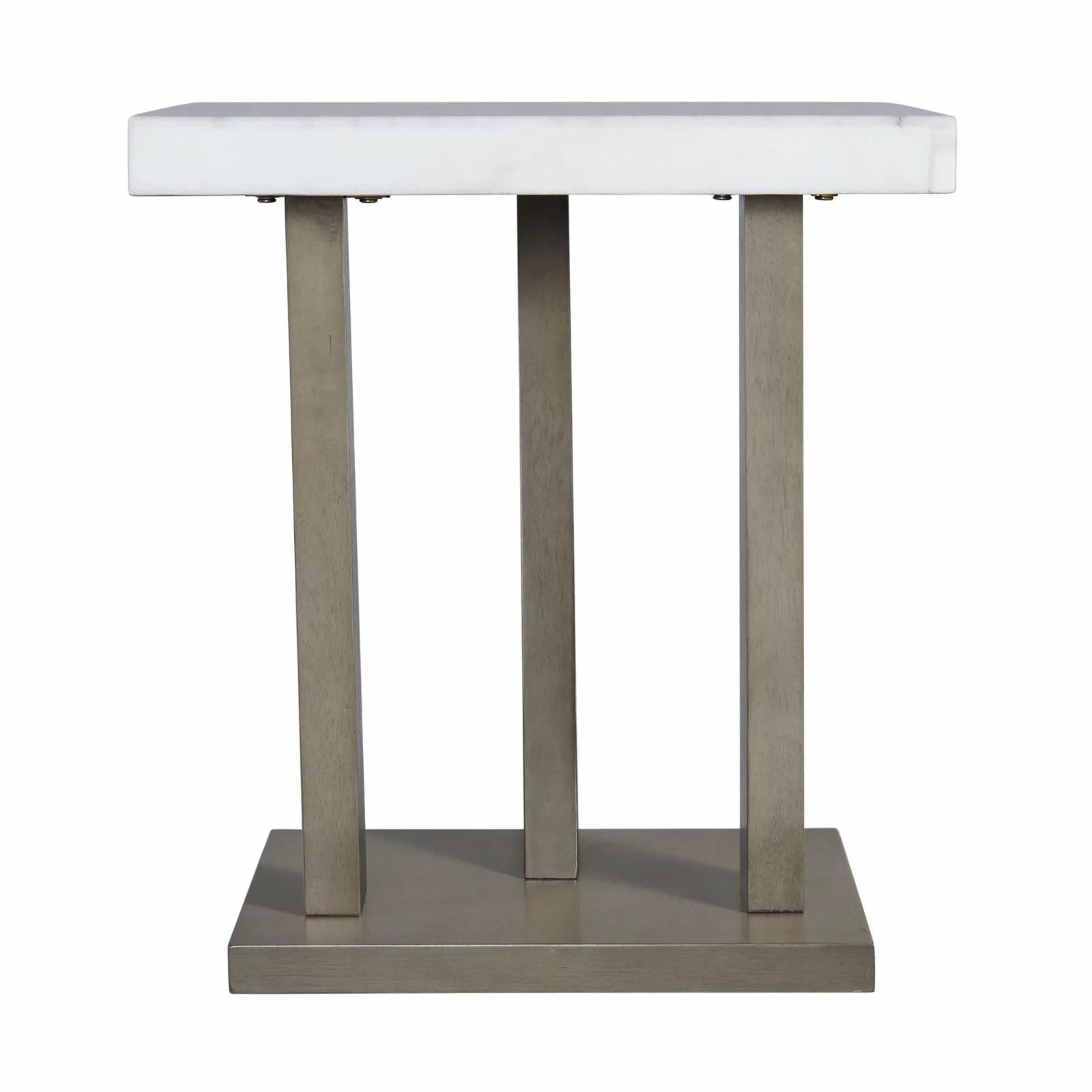 Square End Table in Gray D497