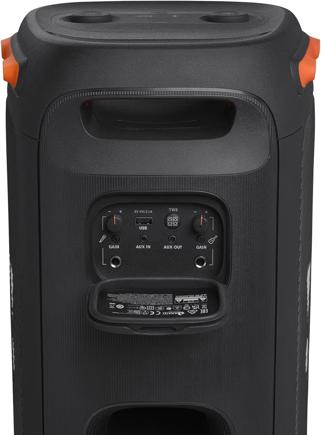 Portable Bluetooth Speaker with Built-in Lights, Black A5729