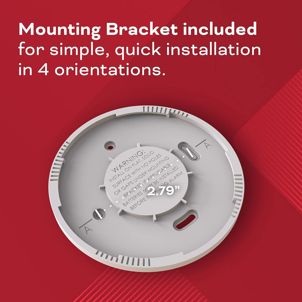 Smoke & Carbon Monoxide Detector, Battery Powered, LED Indicators K835