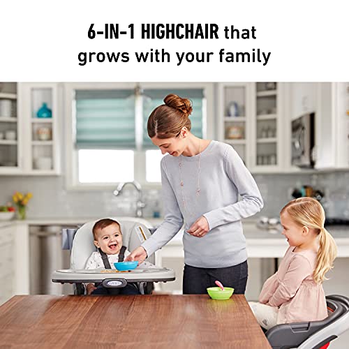 6 in 1 Convertible High Chair for Infant and Toddler, Travel Friendly H580