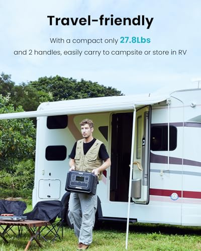 Portable Power Station 2000W, 1024Wh LiFePO4 Battery Generator Z92991