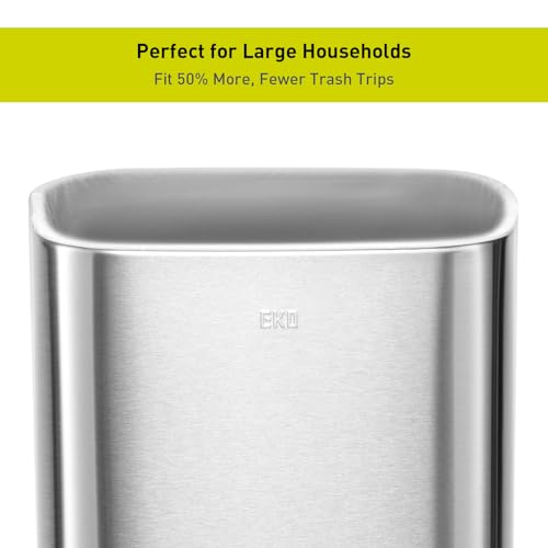 Touchless Motion Sensor Trash Can, 50 Liter, Matte Stainless Steel G2167