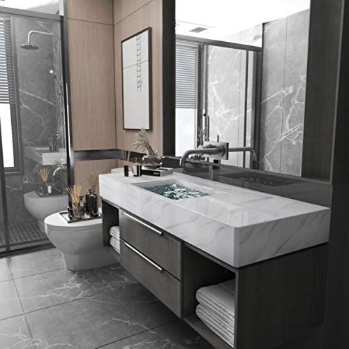Marble Wallpaper Peel and Stick Waterproof Furniture Sticker O2363