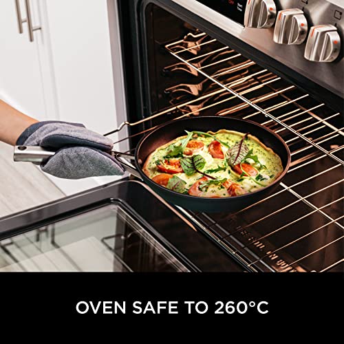24cm Hard Anodised Frying Pan, Non-Stick, Induction Compatible F496881