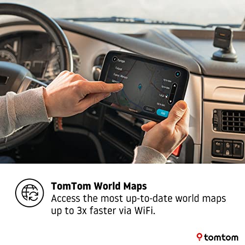 Truck GPS 7 Inch HD Screen with Custom Truck Routing and Traffic Updates G6801