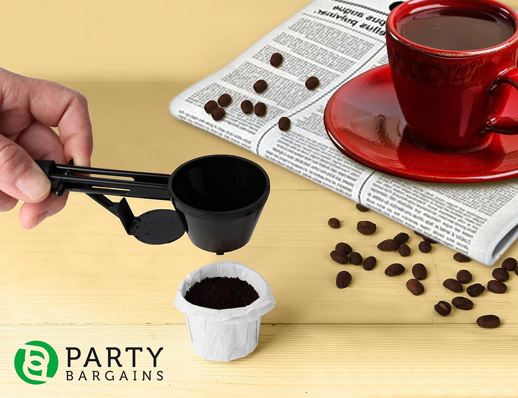 Coffee Scoop for Reusable K Cups - Single Serve Refillable Filter - Black V240360