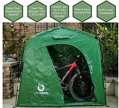 Heavy Duty Space Saving Outdoor Storage Shed Tent D715
