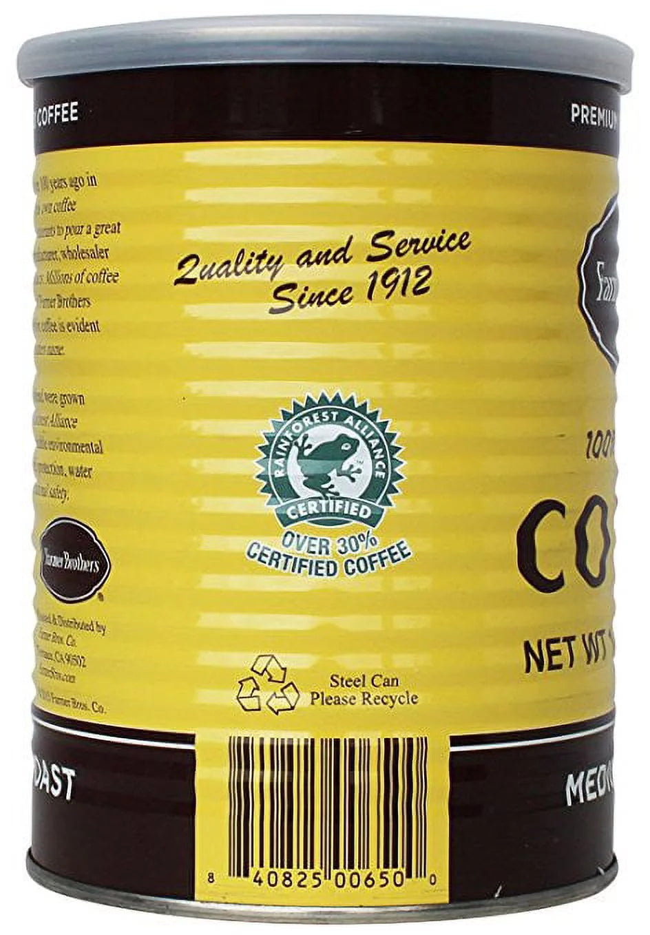 Ground Coffee Medium Roast 14 Oz Pack of 2 W3328