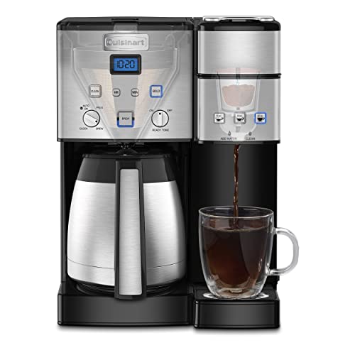 10-Cup Thermal Coffeemaker and Single-Serve Brewer, Stainless Steel K236621